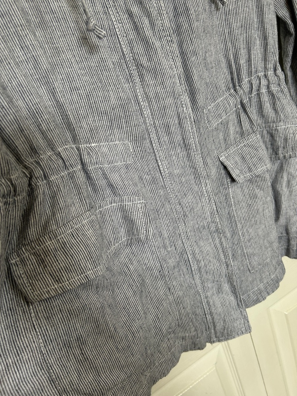 Croft & Barrow Blue Drawstring Utility Jacket - Picture 5 of 12